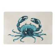 Set de table crabe en vinyle émeraude 30x45cm - Crabe