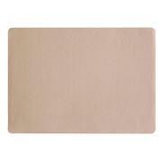 Set de table rectangle simili cuir beige 46x33cm - Optic