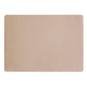 Set de table rectangle simili cuir beige 46x33cm - Optic