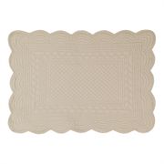 Set de table rectangulaire mastic en coton
