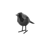 Statue oiseau small polyrésin mat noir