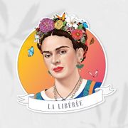 Sticker la libérée - Frida Kahlo
