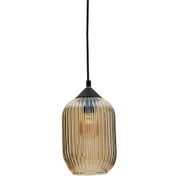 Suspension en verre ambre d14cm - Tahara