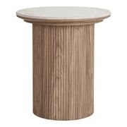 Table basse avec plateau en céramique d45cm - Astrid