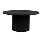 Table basse ronde en fer noir d79xh40cm - Organic