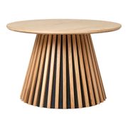 Table basse ronde en bois naturel d70cm - Olivia