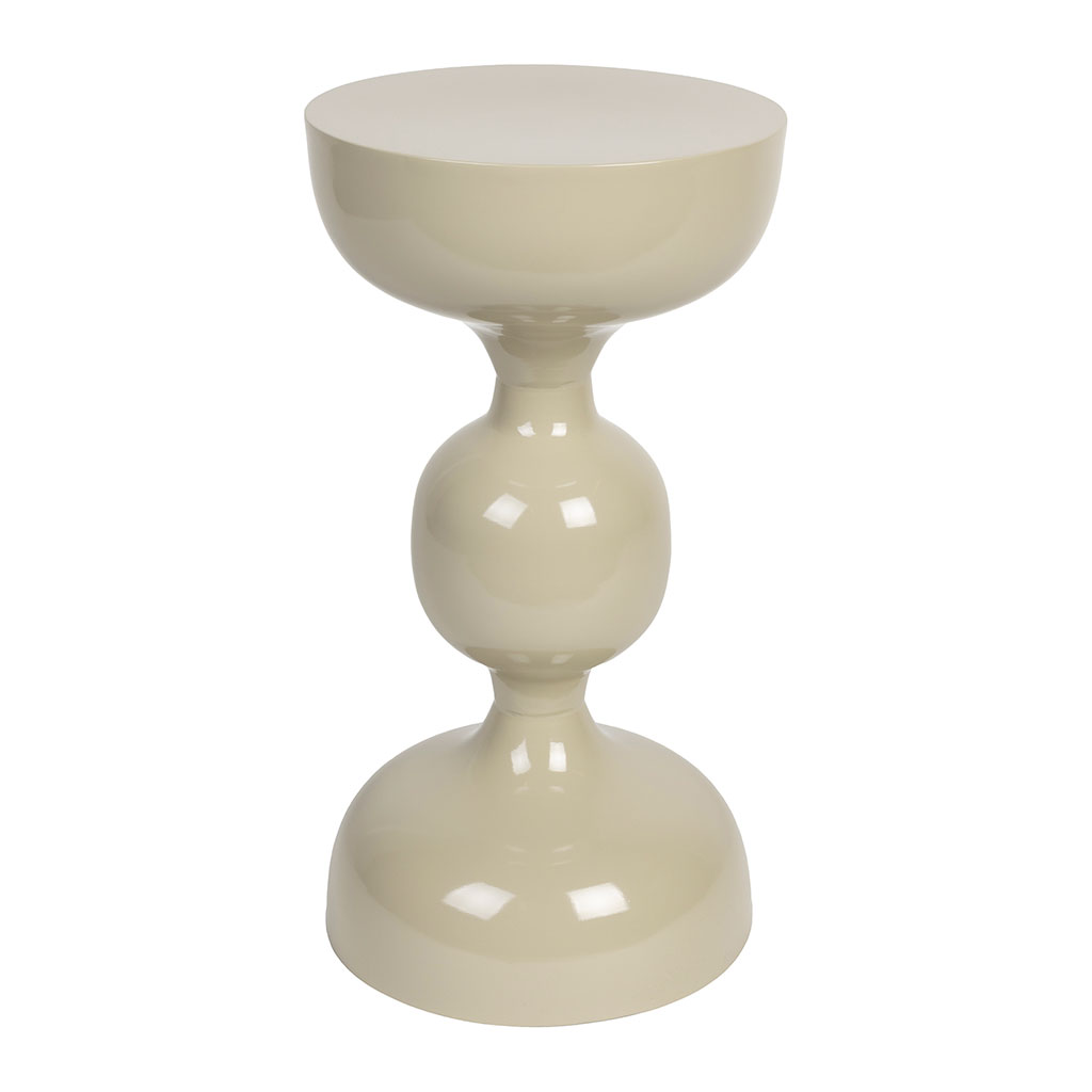 Table d'appoint en fer ivoire d31cm - Lars