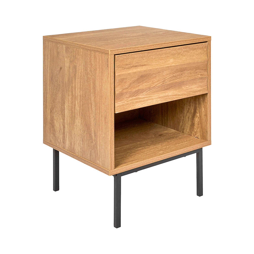 Table de chevet en bois 1 tiroir - Célia