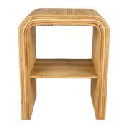 Table de chevet en rotin et bambou h50cm - Saori