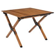 Table de jardin pliante effet bois 58x60cm - Mariposa