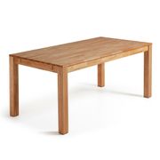 Table extensible en chêne nauturel 120-200x75 -  indra