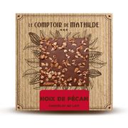 Tablette chocolat au lait noix de pecan 80g