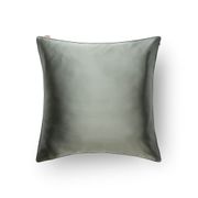 Taie d'oreiller en soie vert sauge 65x65cm