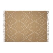 Tapis en jute et laine naturel 200x140cm - Urazia