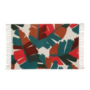 Tapis rectangle en coton multicolore 120x80cm - Seguia