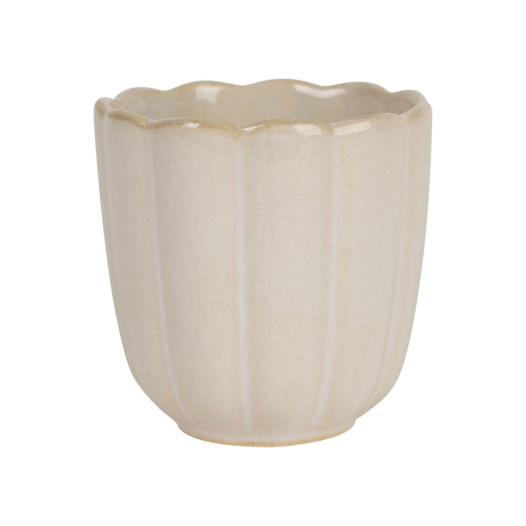 Tasse en grès écru 15cl - Romancero