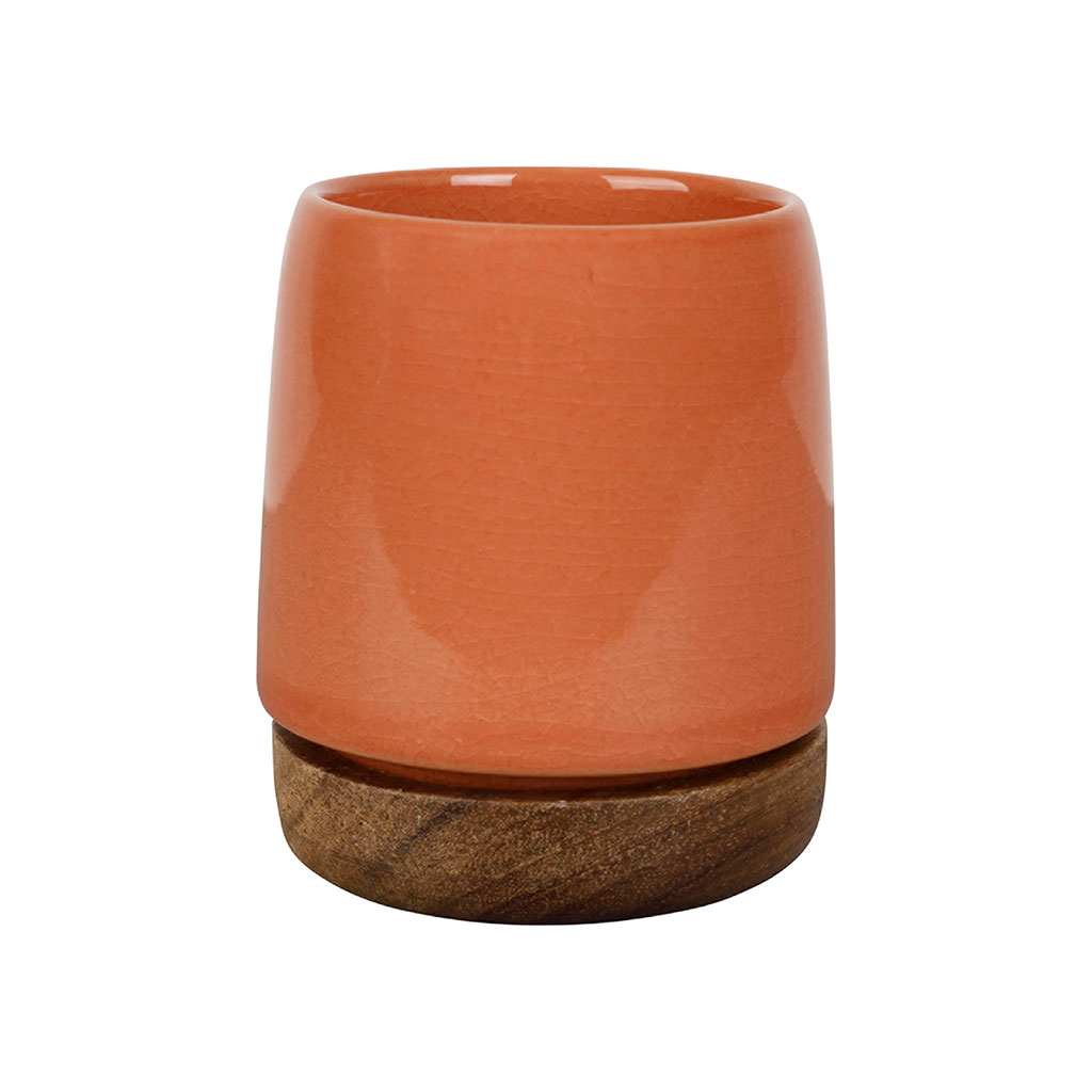 Tasse en grès terracotta craquelé 10cl - Nordika