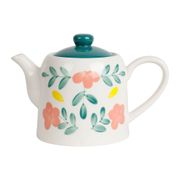 Théière en grès multicolore avec filtre 95cl - Bellagio