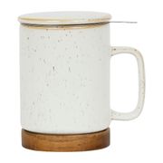 Tisanière en grès avec filtre blanc - nordika