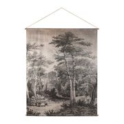 Toile pinacée gris 120x150cm