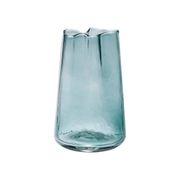 Vase bronze emeraude d13xh20cm verre