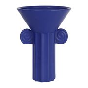 Vase colonne en grès indigo h30cm - Greeka