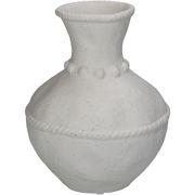 Vase en dolomite blanc h20.7cm