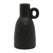 Vase en dolomite noir h20.5cm - Arty folk