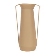 Vase en fer beige 19x15xh37.5cm - Manarola