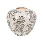 Vase en grès bleu ancien h18cm - Sinhoue