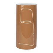 Vase en grès camel d13cm - Organic