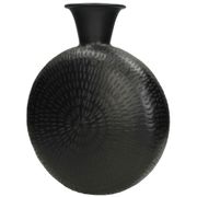 Vase en métal noir d29h36cm
