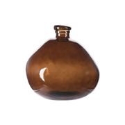 Vase en verre ambre d20xh23cm  - Simplicity