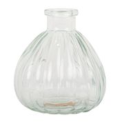 Vase en verre boule retro h9.5cm - Antoinette