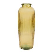 Vase en verre recyclé jaune pâle h72cm - Aheli