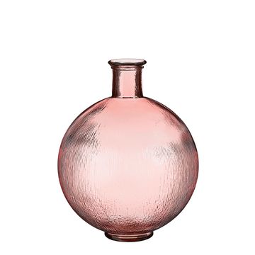 Vase en verre rose d34xh42cm - Firenza