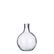 Vase lilou en verre recycle h24xd18cm