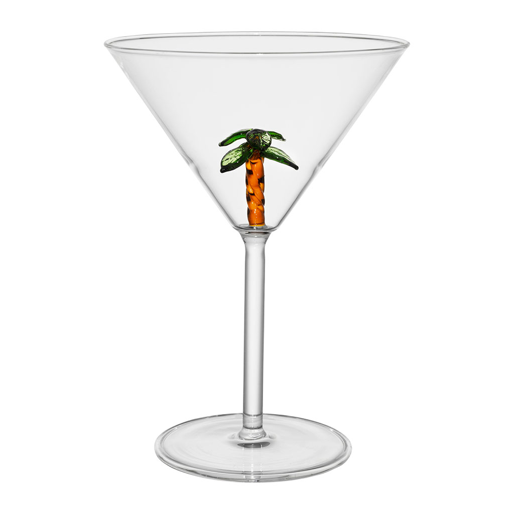 Verre à cocktail palmier 25cl - Colorea