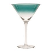 Verre martini en verre emeraude 30cl - Funny